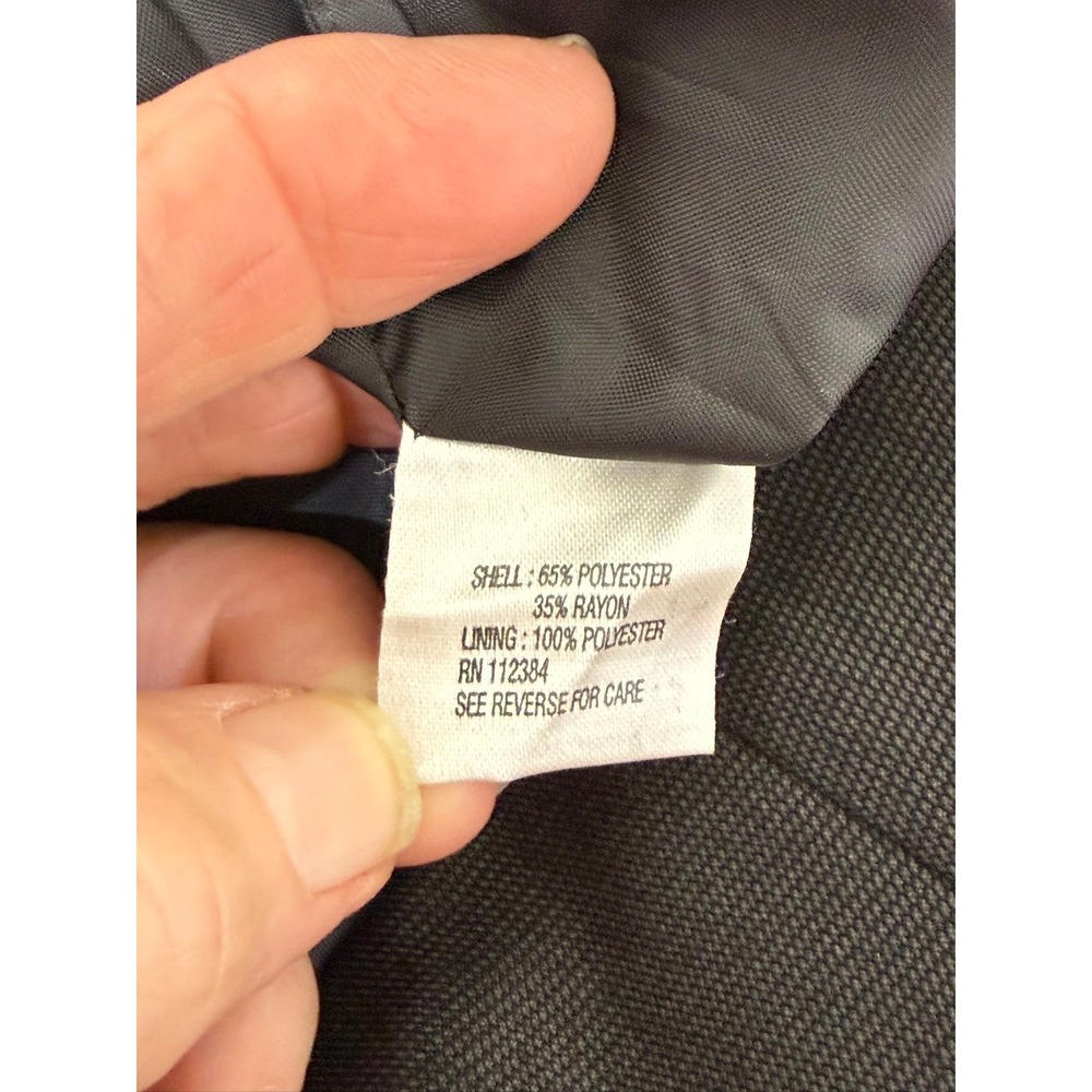 Calvin Klein Black Pencil Skirt Womens Petite 10P Career Office Professional - Picture 7 of 8